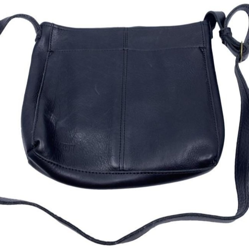 Unbranded Black Leather Cross Body Bag